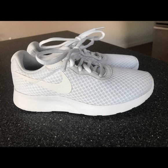 White Nike runners